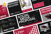 Social Media Proposal Google Slides, a Presentation Template by rgbryand (Thumbnail 1 of 7)