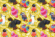 Australian Birds, a Pattern Graphic by PenguinHouse (Thumbnail 3 of 9)