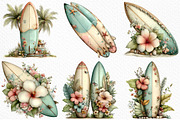 Summer Surfboard Clipart, an Illustration by Craft Nest (Thumbnail 4 of 12)
