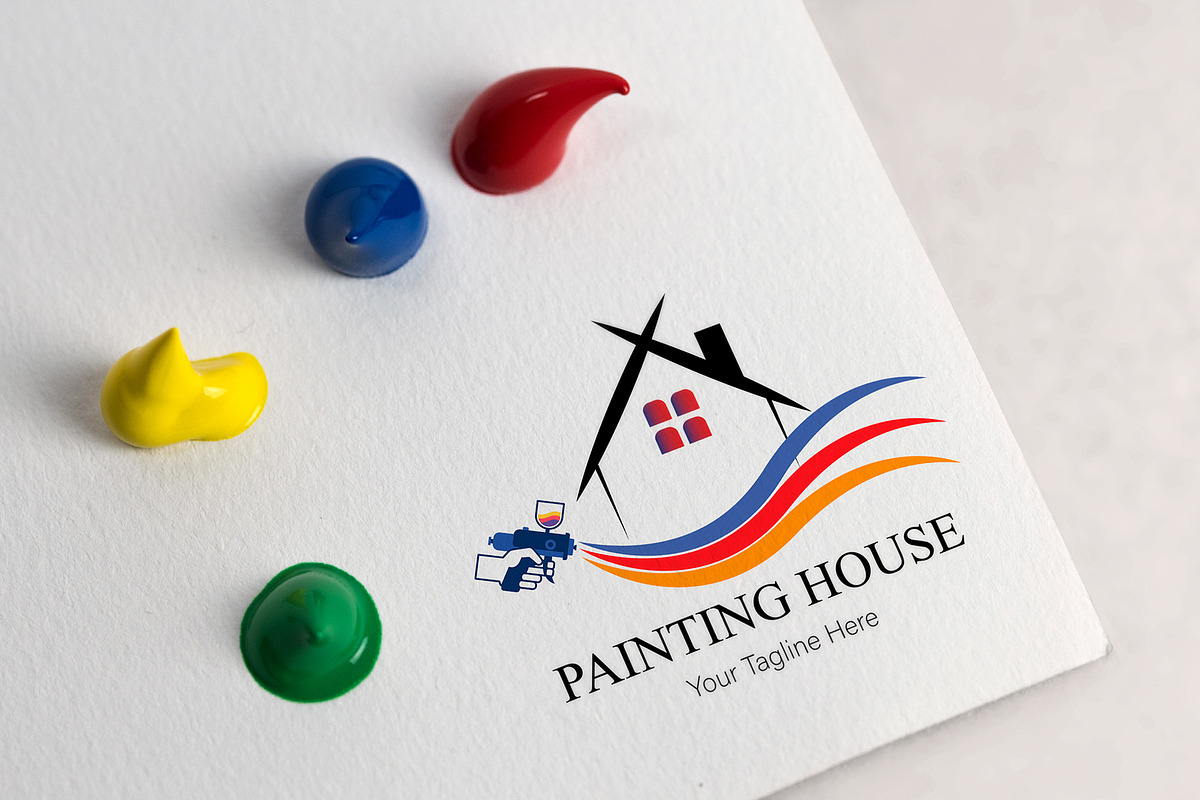 Painting Company Logo Collection, a Branding & Logo Template by YUDesignStore (Photo 5 of 16)
