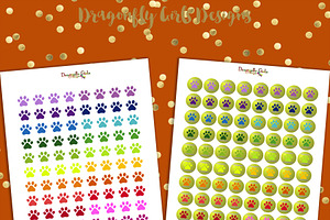 Rainbow Pet Care Printable Stickers