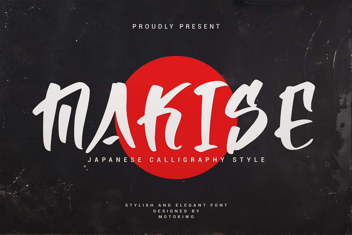 Makise - Japan Calligraphy Style