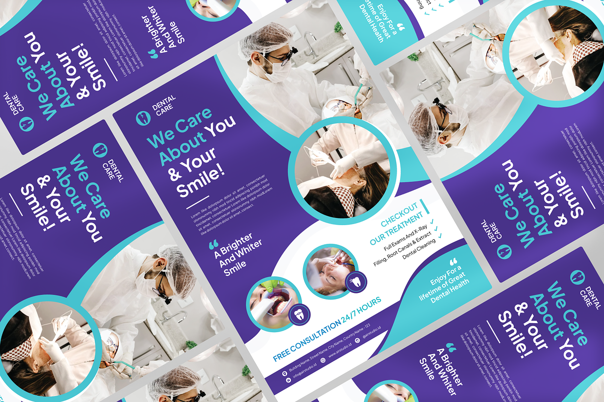 Dental Care Flyer, a Flyer Template by Annora Studio (Photo 3 of 5)