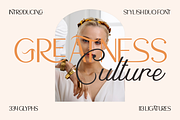 Greatness Culture - Stylish Duo Font, a Font by PutraCetol Studio (Thumbnail 1 of 11)