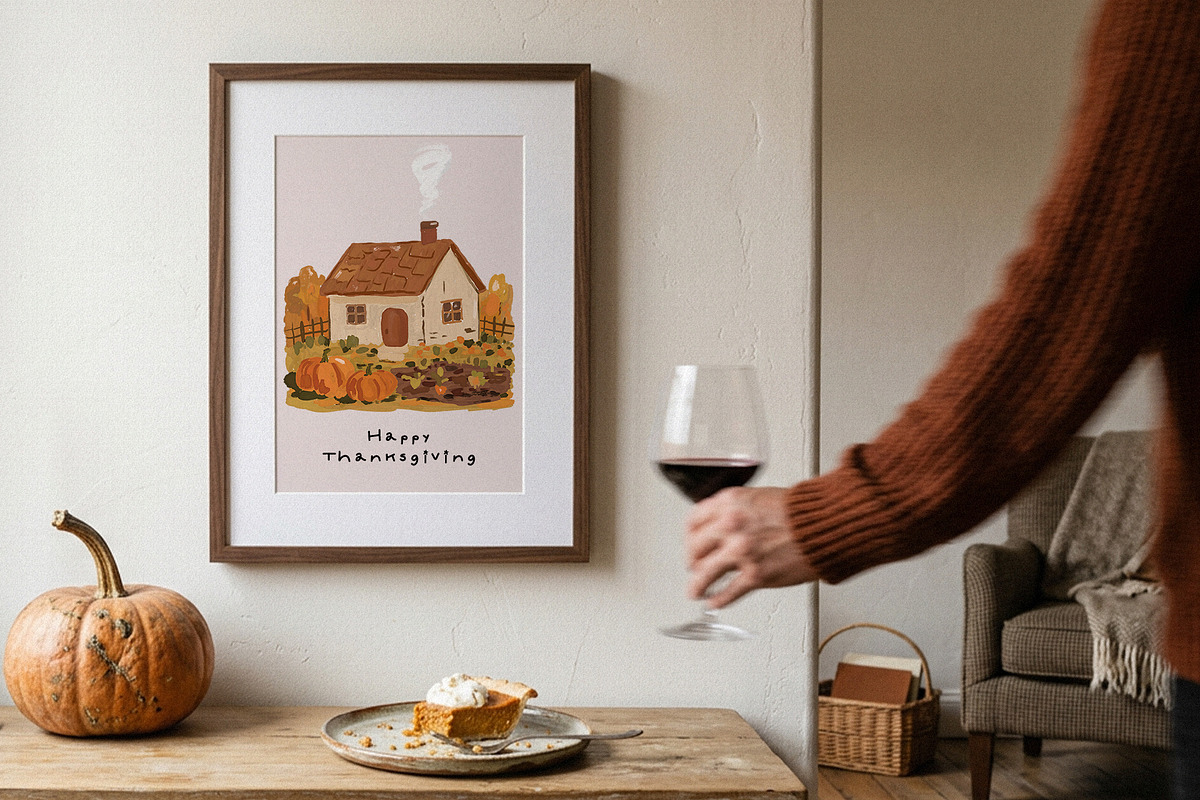 Autumn Cottagecore & Halloween Set, a Seasonal Illustration by divanovskaya_nv (Photo 4 of 18)
