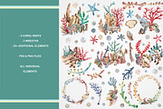 Coral Reefs watercolour set, a Pattern Graphic by Soir Creative (Thumbnail 2 of 3)