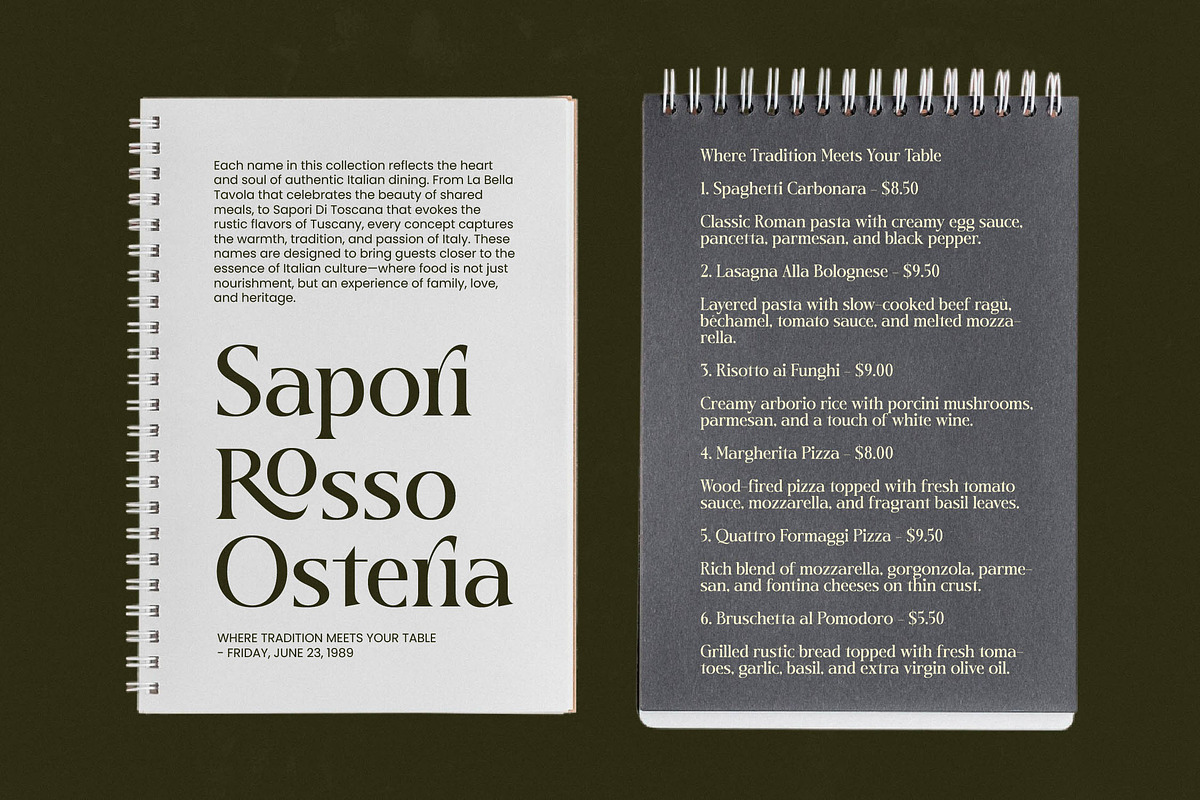 Twilight Vintage Modern Serif, a Serif Font by timelesstype.co (Photo 11 of 20)