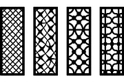 Elegant Laser Cut Panel Set, an Object Graphic by Creativeshirt (Thumbnail 3 of 13)