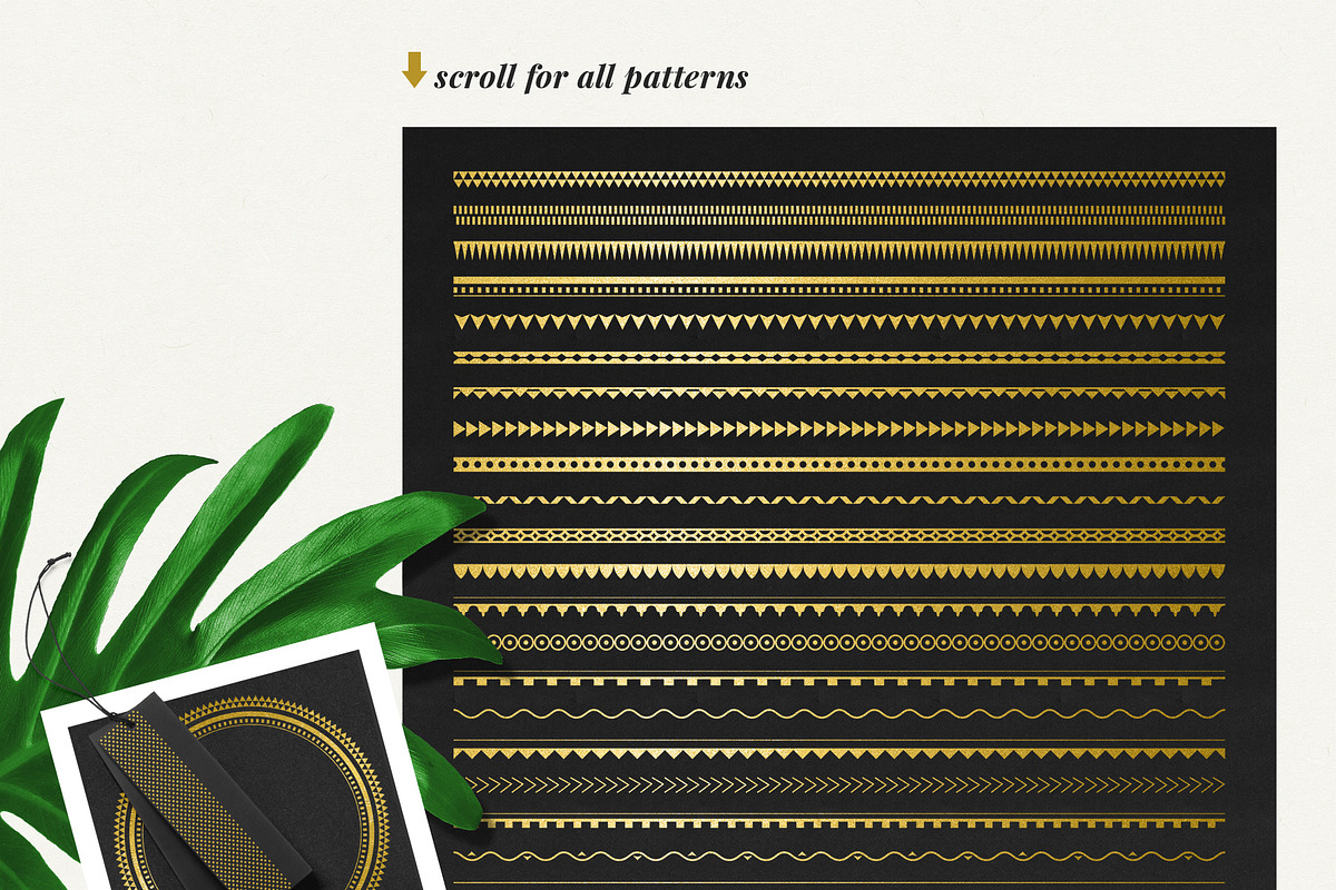 Gold Styles & Bonus Extras Bundle, a Layer Style Add-On by digiful (Photo 6 of 13)