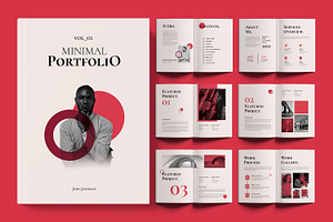 Minimal And Creative Portfolio, a Brochure Template by ContestDesign