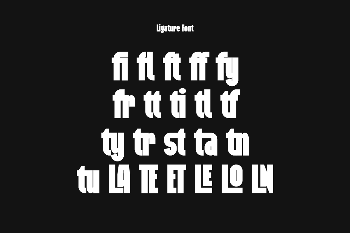 Glatyeno - Bold Sports Font, a Sans Serif Font by Iqsiart Studio (Photo 14 of 15)