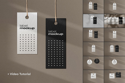 Label Tag Mockup, a Cups & Container Mockup by dpi