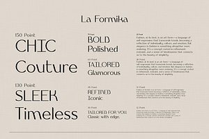 La Formika - Stylish Typeface