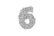 Vector Leaf Alphabet [Vector], an Object Graphic by Chuhastock (Thumbnail 4 of 12)