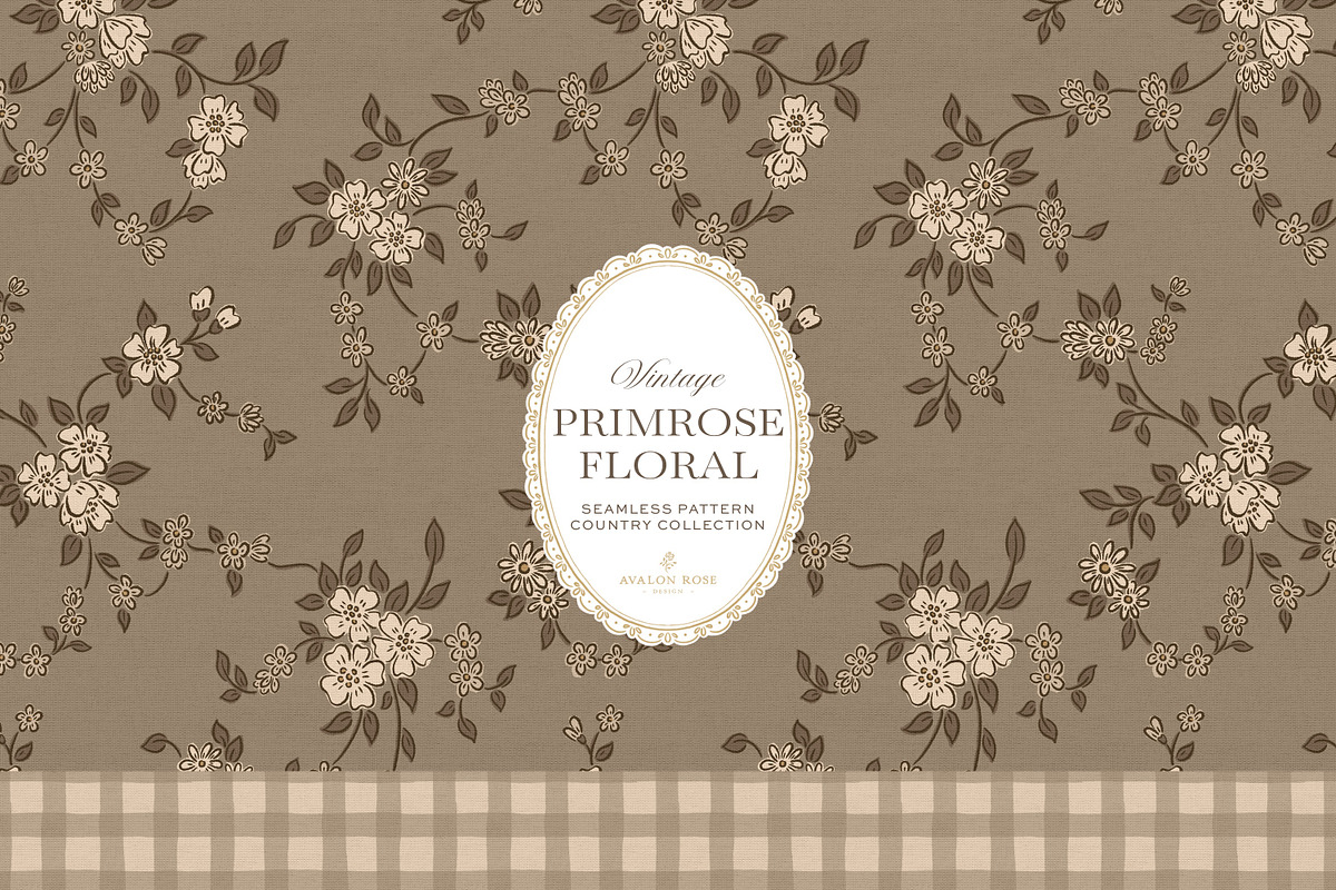 Vintage Floral Country Patterns, a Pattern Graphic by Eclectic Anthology (Photo 1 of 13)