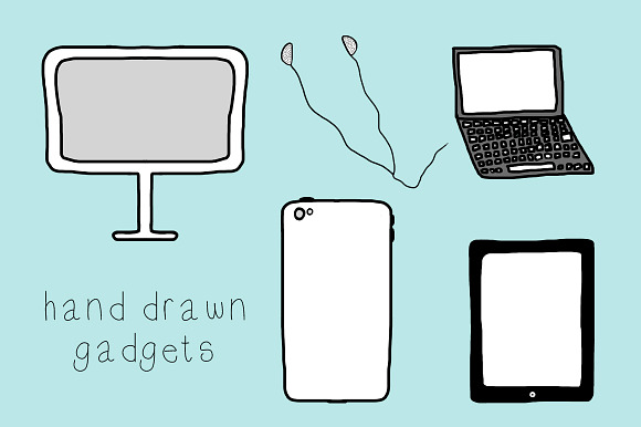 Hand Drawn Gadgets preview 2