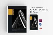 QUATER | Architecture Proposal, a Brochure Template by obayes (Thumbnail 1 of 17)