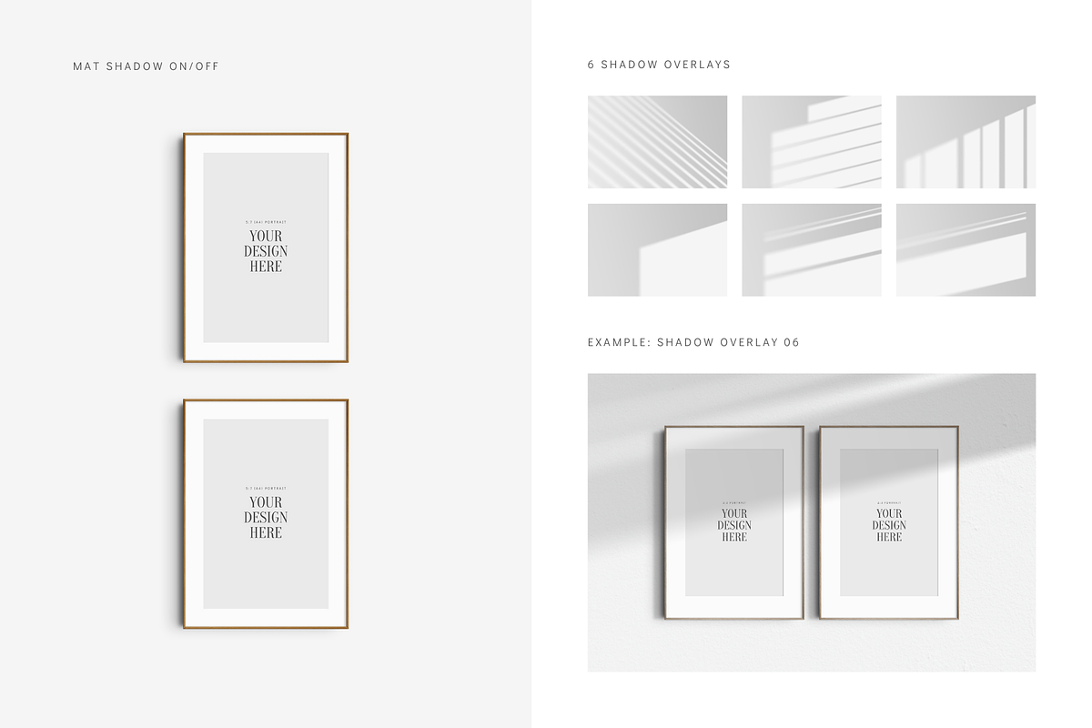 Frame Mockup BUNDLE 5:7 A4 Portrait, a Product Mockup by DESIGN BY nube (Photo 5 of 15)