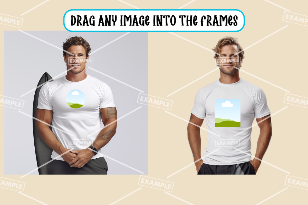 Mens T-Shirt Product Mockup Bundle, an Apparel Mockup by Jay Major Designs (Photo 9 of 11)