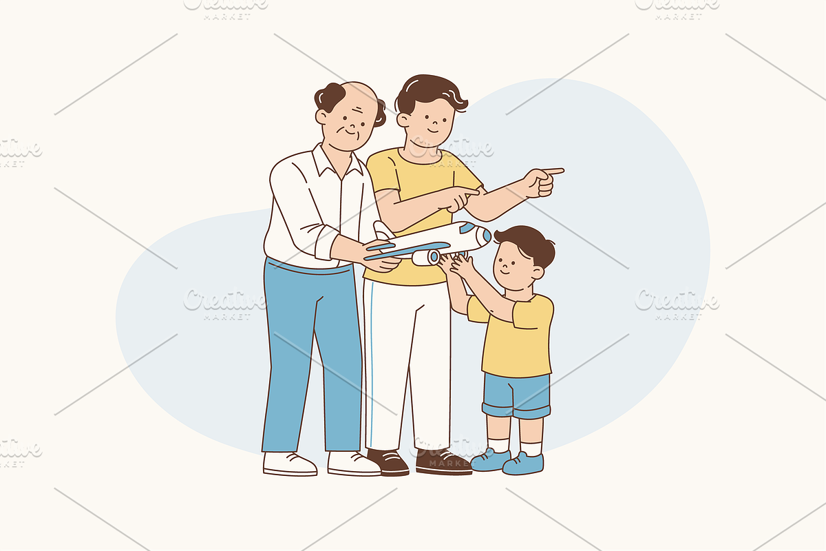 Fatherhood Moments Illustration, an Object Graphic by Jump Studio (Photo 9 of 12)