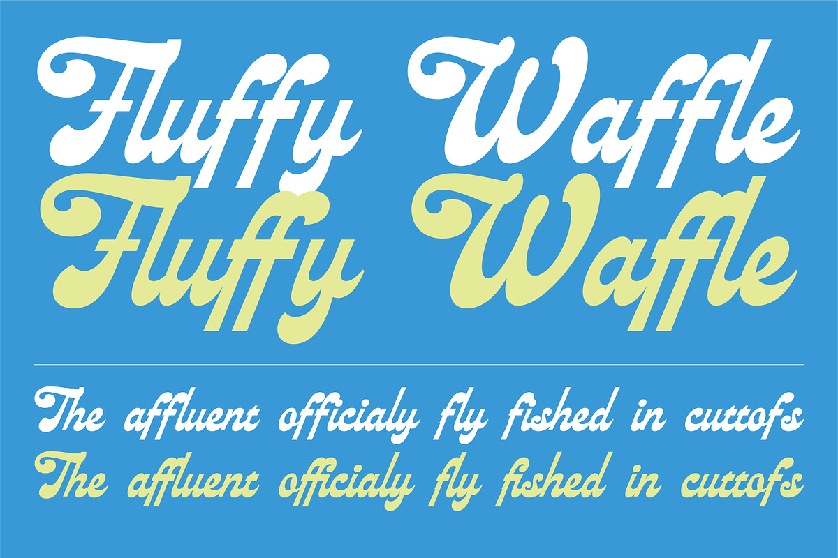 Fleurencia - 70's Adorable Script, a Script Font by Roams Type (Photo 8 of 12)