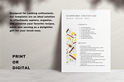 Minimal Recipe Template Canva, a Card Template by OrganizationOasisRo (Thumbnail 7 of 10)