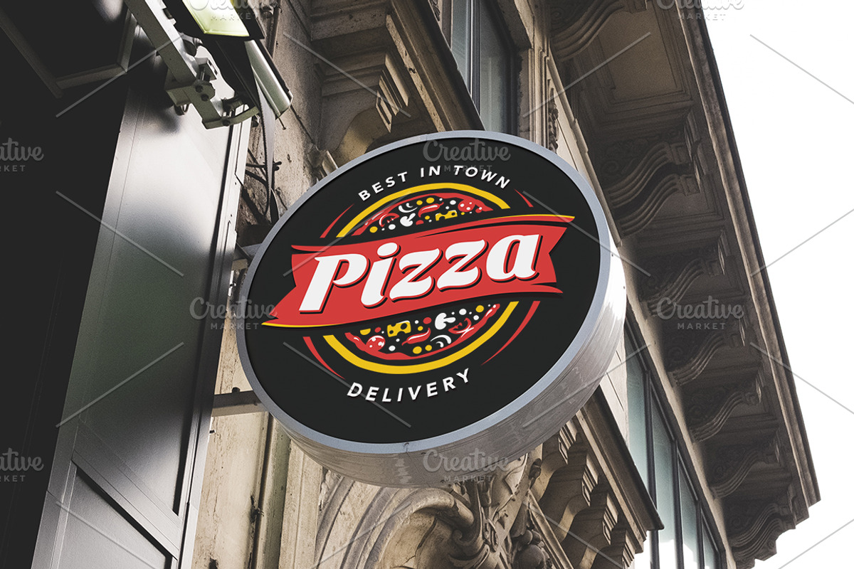 Pizza Logo Templates, a Branding & Logo Template by Vecster (Photo 9 of 10)