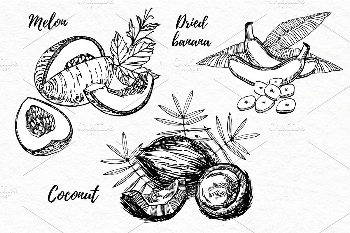 Nuts and snacks, a Food Illustration by Ann Astro (Photo 6 of 24)