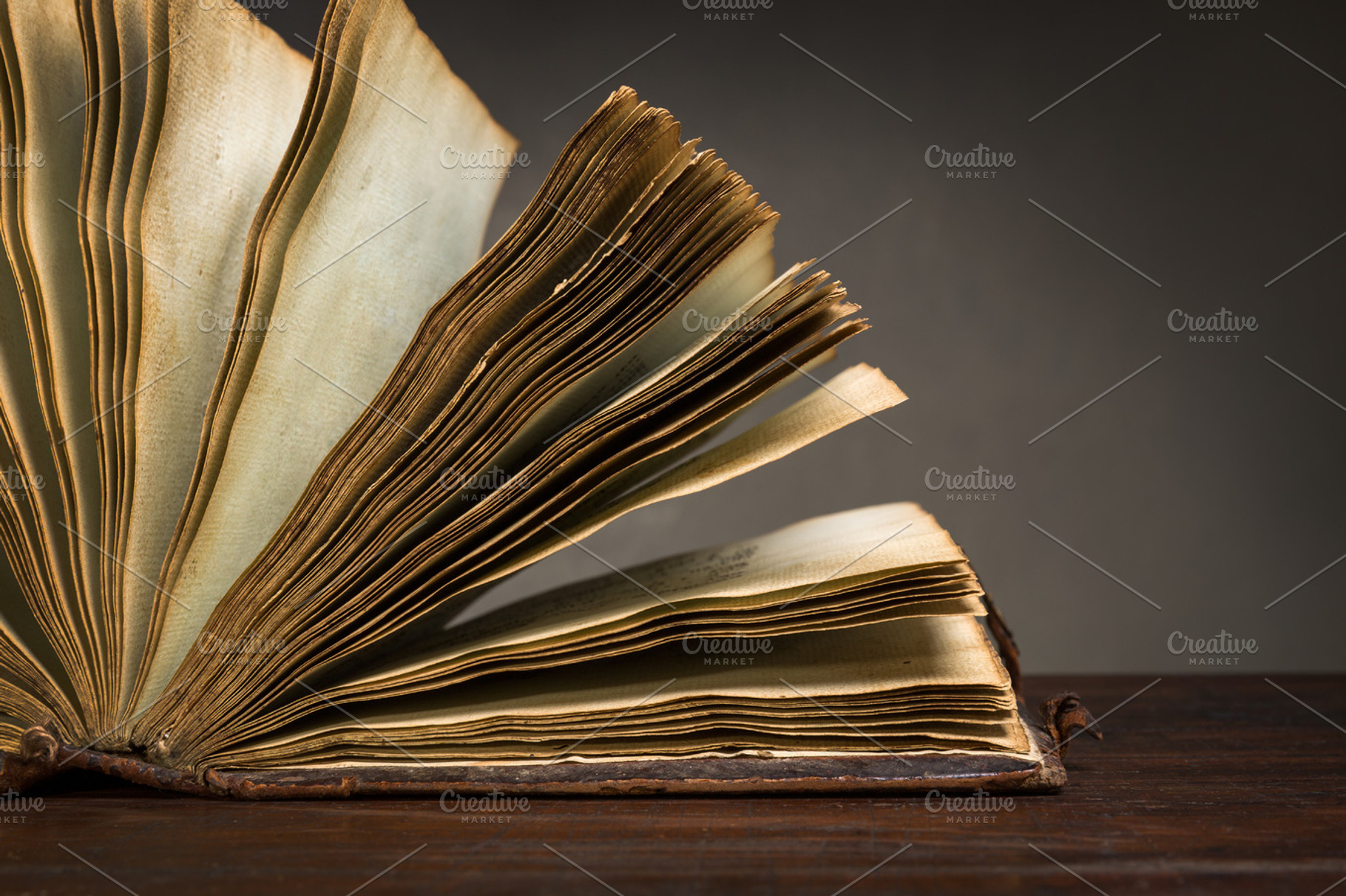 An Open Book On The Table