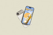 iPhone 17 Air Mockup, an iPhone Mockup by HanaSaka_Studio (Thumbnail 4 of 5)
