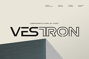 Vestron - Corporate Display Font, a Font by Flawless And Co (Thumbnail 1 of 10)