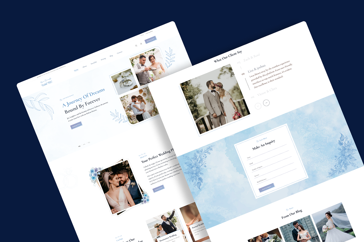 Bridal - Wedding Website Template, a HTML Template by TNCFlow (Photo 5 of 5)