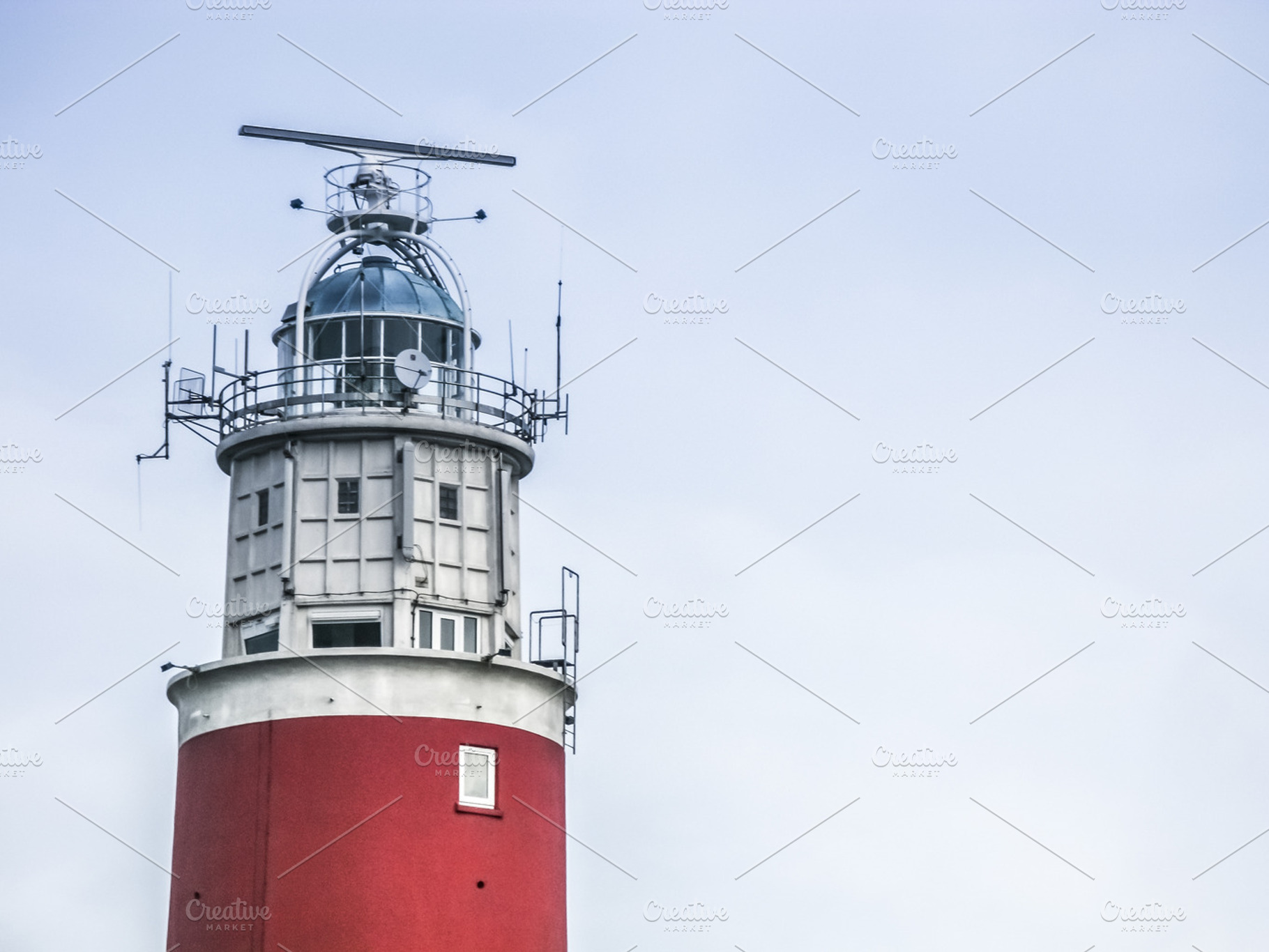 Lighthouse Featuring Lighthouse Window And Red