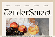 Tender Sweet Modern Editorial Serif, a Serif Font by AmorfaType (Thumbnail 1 of 8)