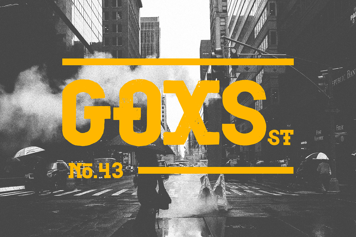 GOBR Bold + Strong Font preview 6