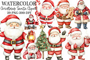 Christmas Santa Claus Clipart, an Illustration by Rose Art (Thumbnail 1 of 7)