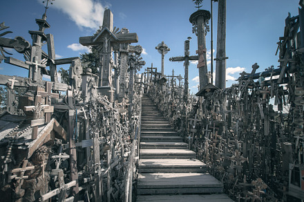 Hill of Crosses, a Photo by Pictures for you!!!!!!!!!