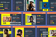 GERANIUM Powerpoint Template, a Presentation Template by GridlineType (Thumbnail 1 of 9)