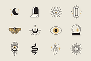 Mystic Zodiac Illustrations, an Object Illustration by IlloBob (Thumbnail 2 of 8)