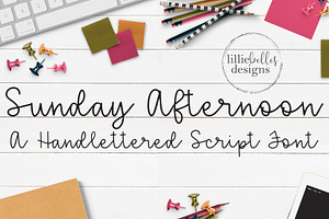 Sunday Afternoon font
