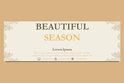 Abstract Floral Banner Template, a Marketing Template by sekitarief (Thumbnail 1 of 3)