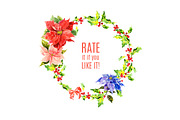 Winter Watercolor Flowers, a Graphic by KannaaDesign (Thumbnail 5 of 5)