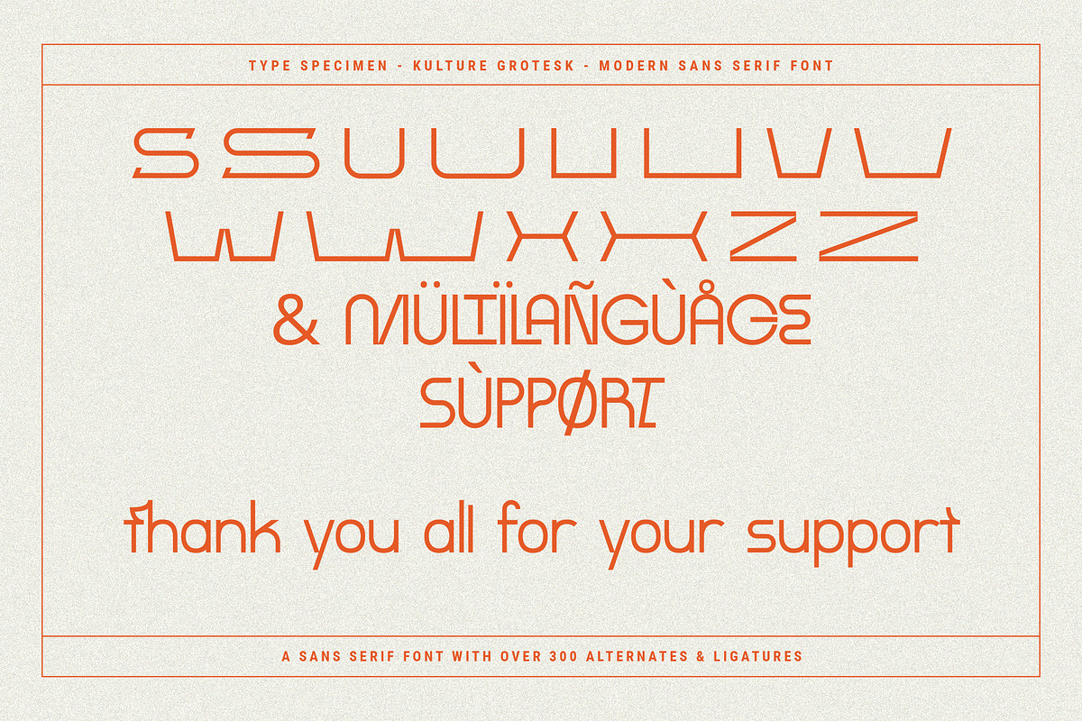 KULTURE GROTESK - Modern Sans Serif, a Sans Serif Font by SilverStag Type Foundry (Photo 27 of 27)