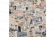 Newspapers seamless patterns set, a Pattern Graphic by Bubert Art (Thumbnail 12 of 14)