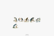 horse clipart horse illustration set, an Illustration by Patishop Art (Thumbnail 10 of 10)