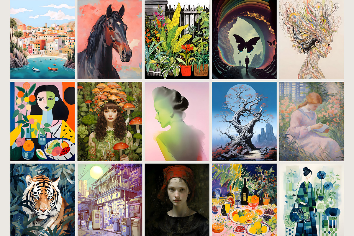 Maximalist Posters Wall Art Gallery, a Graphic by SunnyAfternoons (Photo 8 of 11)
