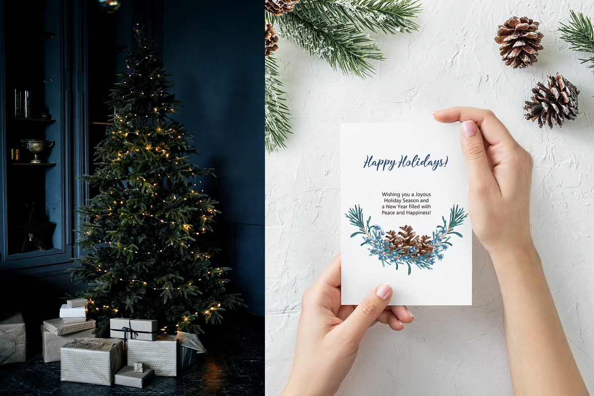 Cold winter.Watercolor Christmas Set, a Seasonal Illustration by Ooh Lily (Photo 16 of 20)
