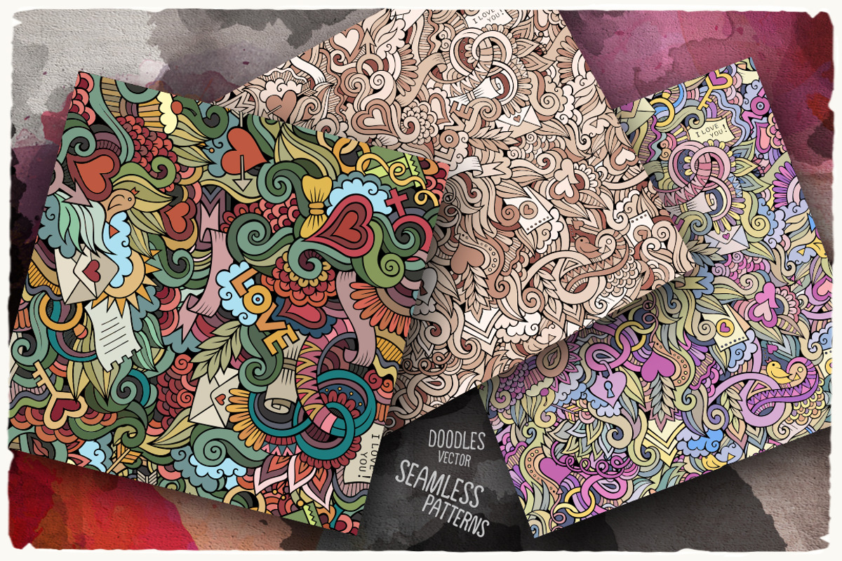 Love Seamless Patterns preview 2