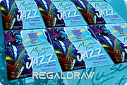 Jazz Music Festival Flyer, a Flyer Template by regalDRAW (Thumbnail 3 of 3)
