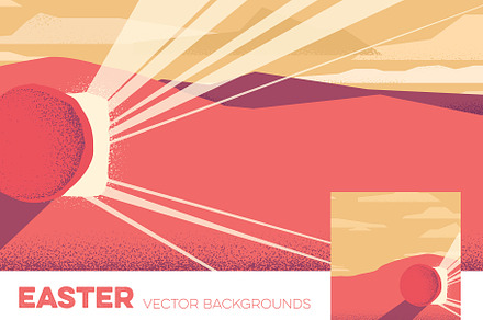 Easter empty tomb background